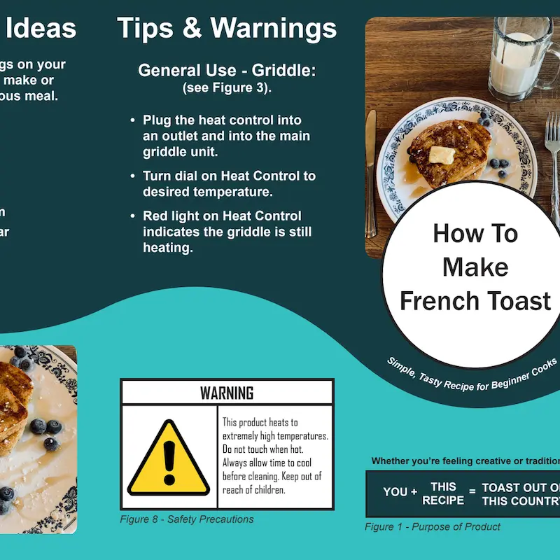 French Toast Instructions Screenshot